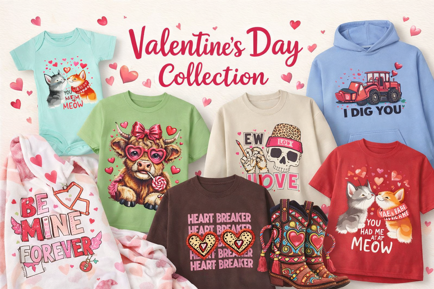 Valentine's Day Collection 🩷 Where love can be wore out loud!