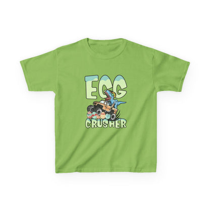 Kids T‑Shirt — 'Egg Crusher' Cartoon Truck Easter Tee