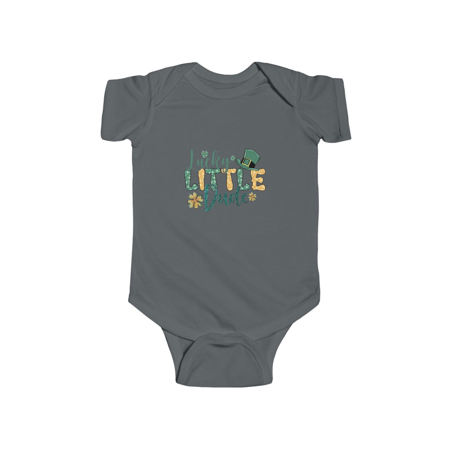 Lucky Little Dude Infant Bodysuit – St. Patrick’s Day Baby Onesie
