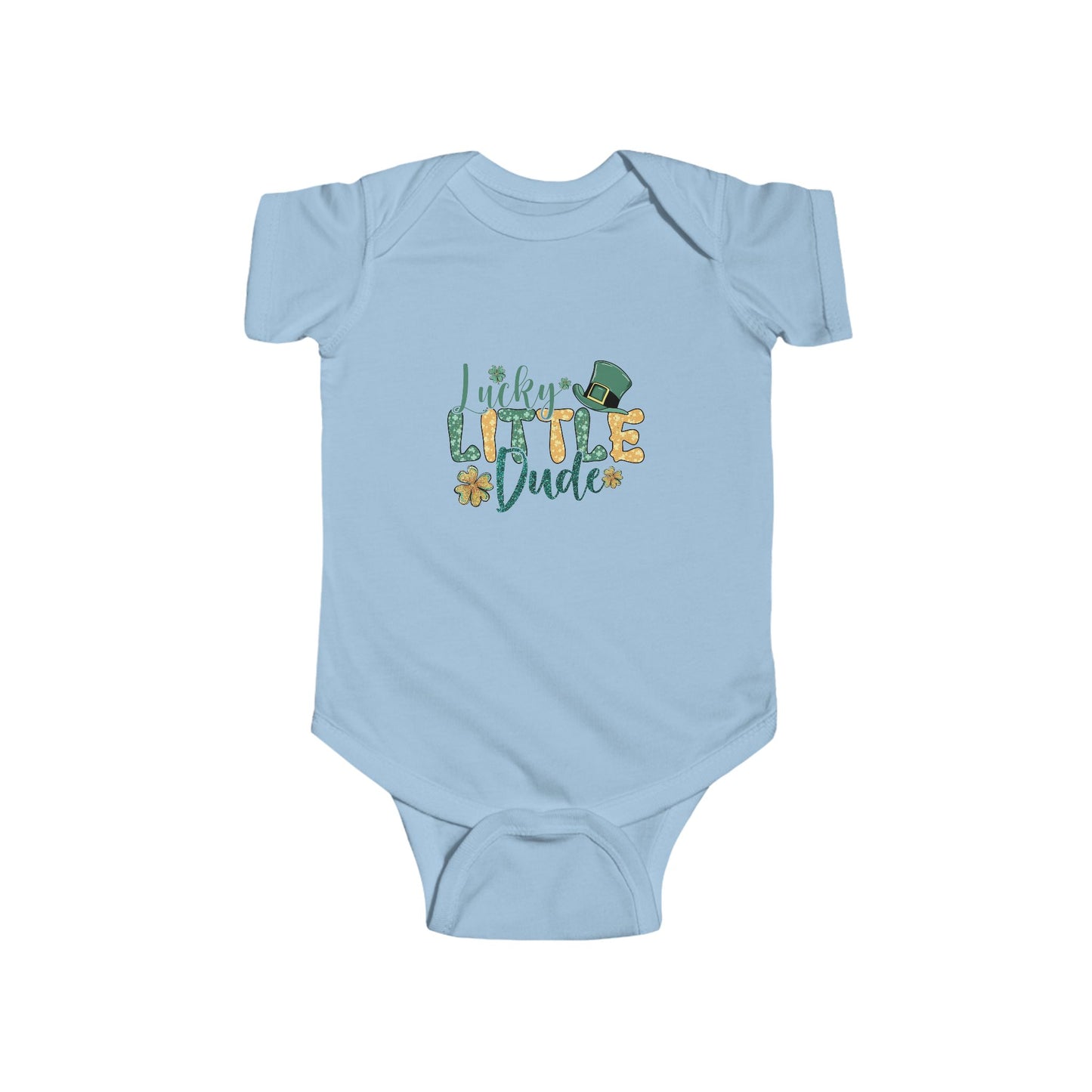Lucky Little Dude Infant Bodysuit – St. Patrick’s Day Baby Onesie