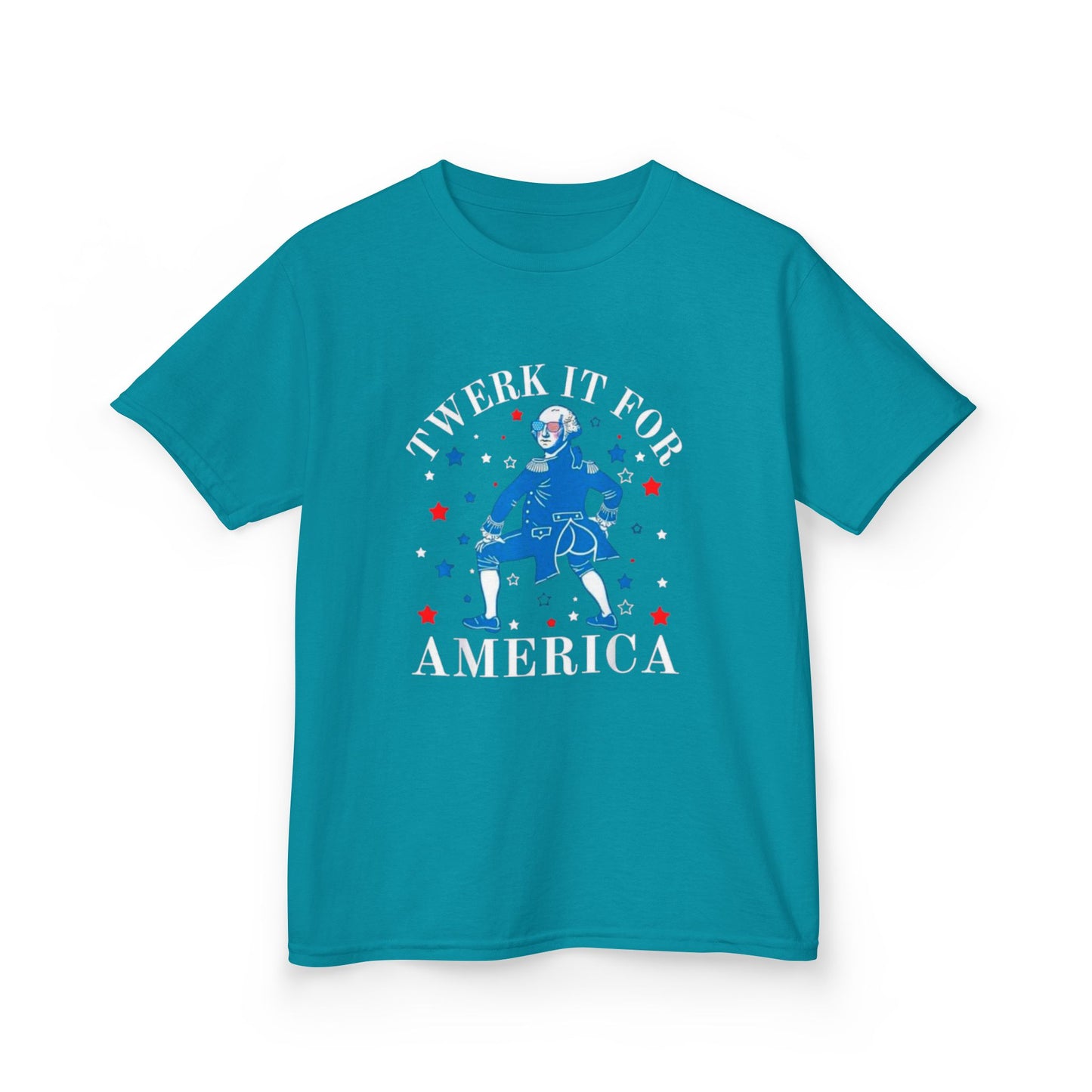 Kids T-Shirt - "Twerk It For America" Patriotic 4th of July Dance Tee