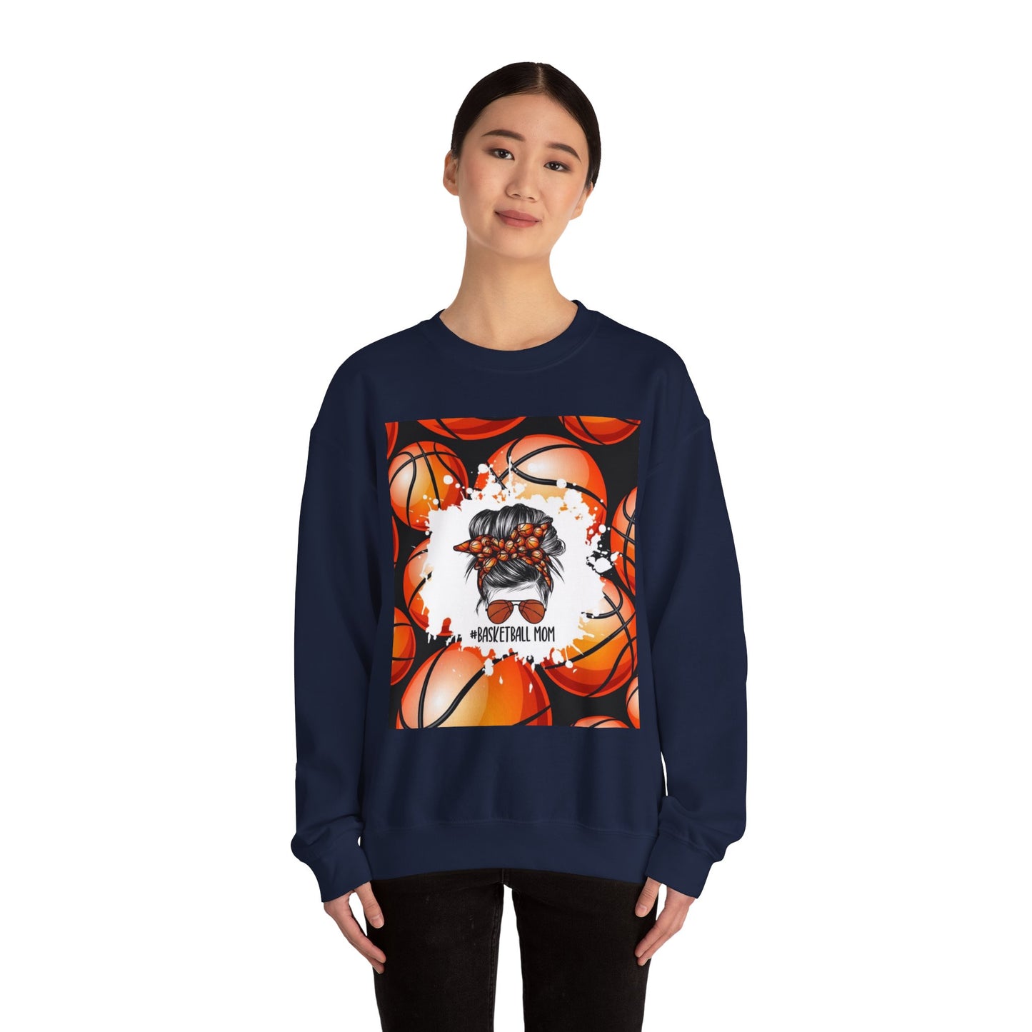 Stylish Basketball Mom Sweatshirt