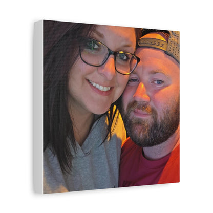 Personalized Stretched Canvas Print, Custom Wall Art, Home Decor, Gift for Couples, Anniversary, Homewarming