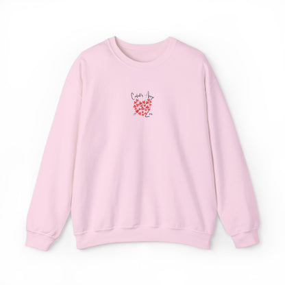 Embroidered Cupid's Arrow Merch-  Crewneck Sweatshirt