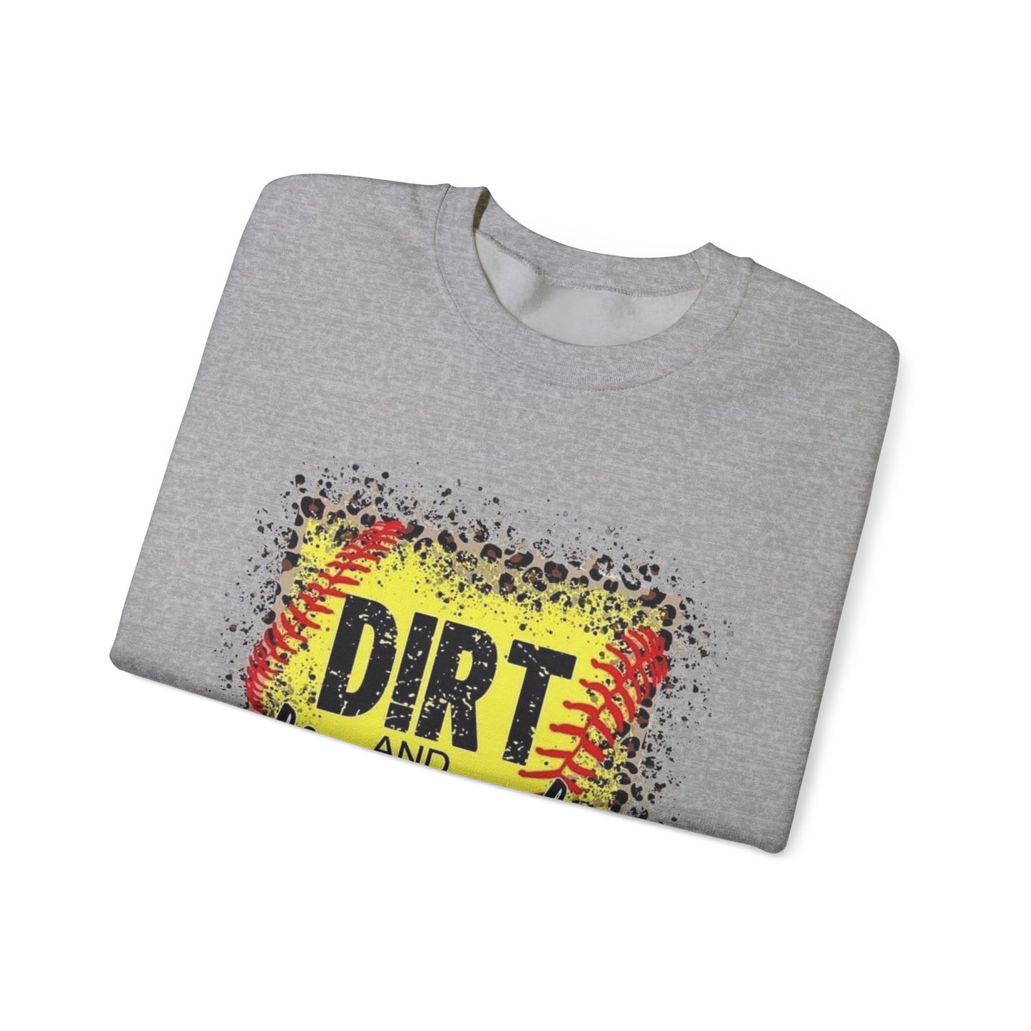 Dirt and Diamonds Sweatshirt — Baseball-Inspired Crewneck for Players & Fans