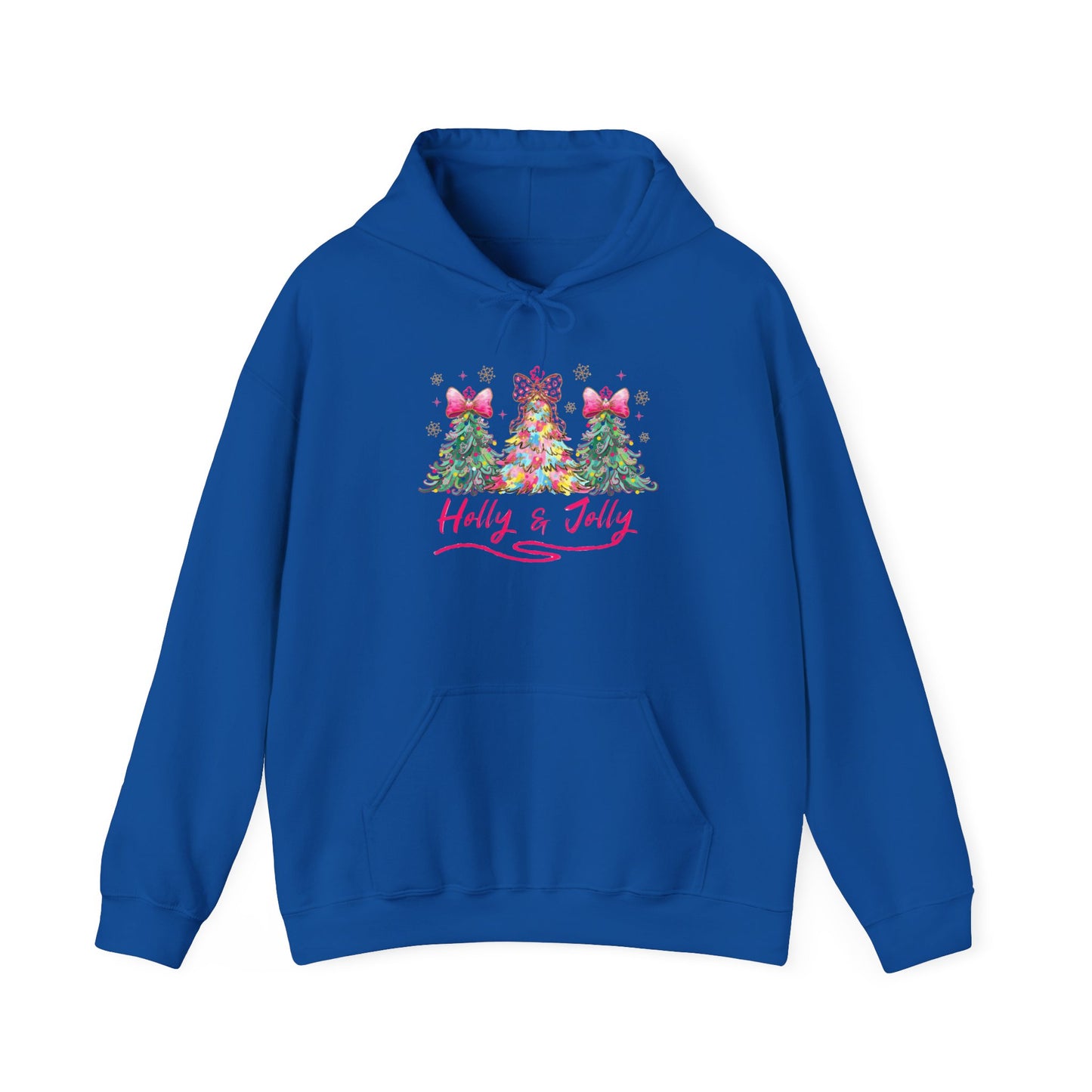 Festive Holly & Jolly Sweatshirt, Unisex Christmas Hoodie, Holiday Gift, Cozy Sweatshirt, Winter Apparel, Casual Wear