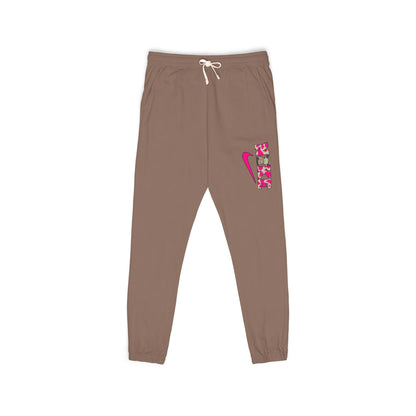 Highland Cow N!ke- Fleece Sweatpants for Cozy Comfort
