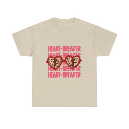 Heartbreaker Leopard Heart Graphic Tee