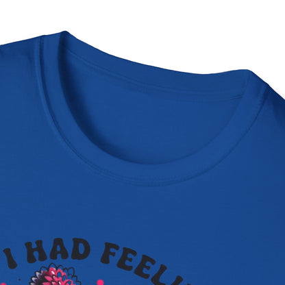 Skeleton Coffee Tee - "If I Had Feelings They'd Be For You" Graphic T-Shirt