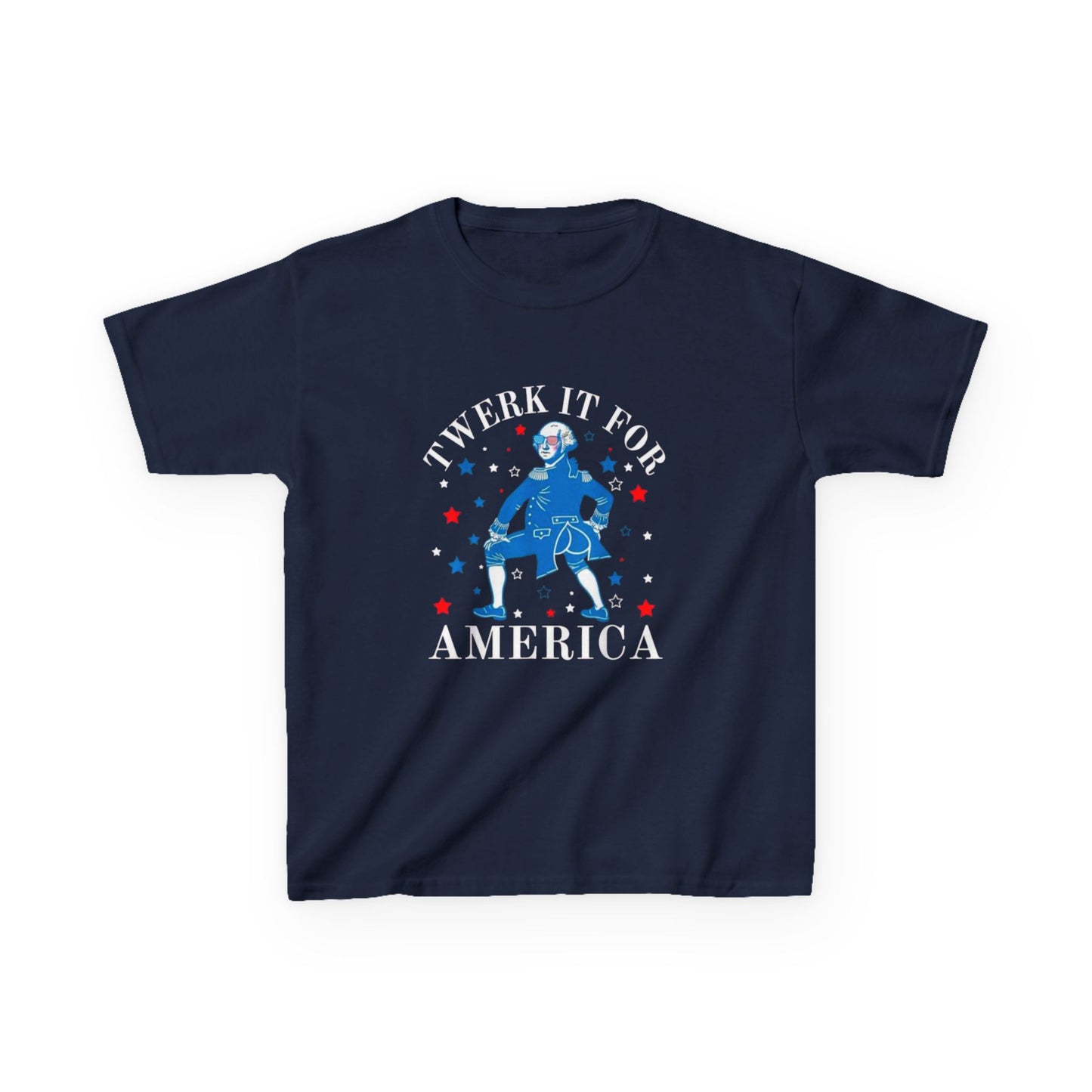 Kids T-Shirt - "Twerk It For America" Patriotic 4th of July Dance Tee