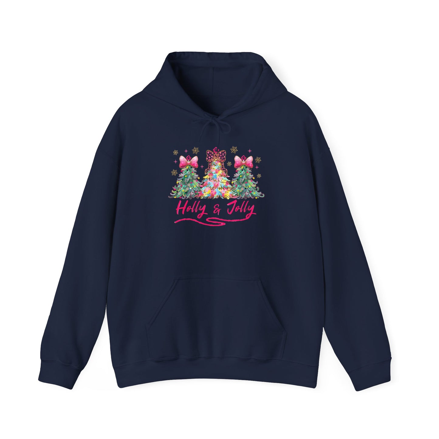 Festive Holly & Jolly Sweatshirt, Unisex Christmas Hoodie, Holiday Gift, Cozy Sweatshirt, Winter Apparel, Casual Wear