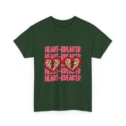 Heartbreaker Leopard Heart Graphic Tee
