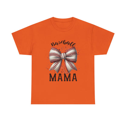 Baseball Mama T-Shirt – Mom Bow Soft Cotton Tee