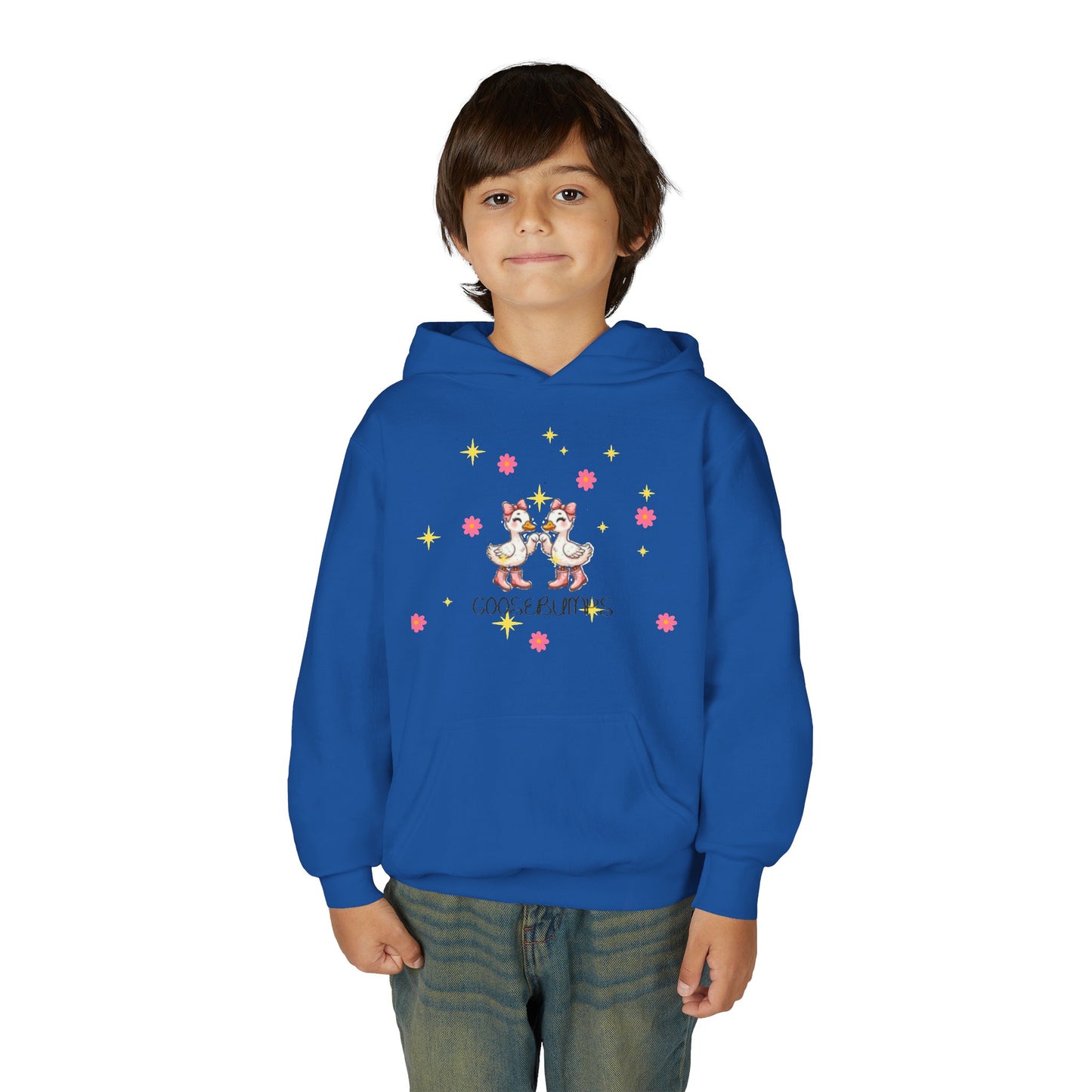 Goose Bumps! Youth Hoodie, Pet Lover Gift, Spring Fashion, Kids Sweatshirt, Birthday Present, Adorable Animal Design