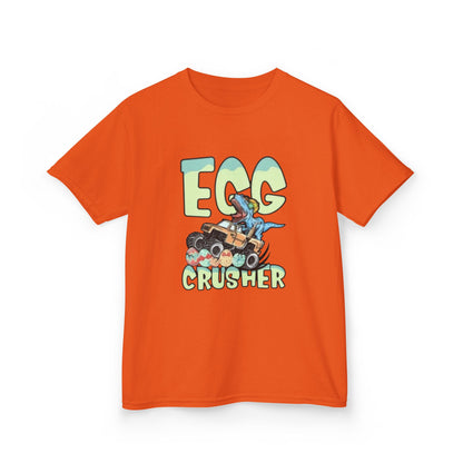 Kids T‑Shirt — 'Egg Crusher' Cartoon Truck Easter Tee