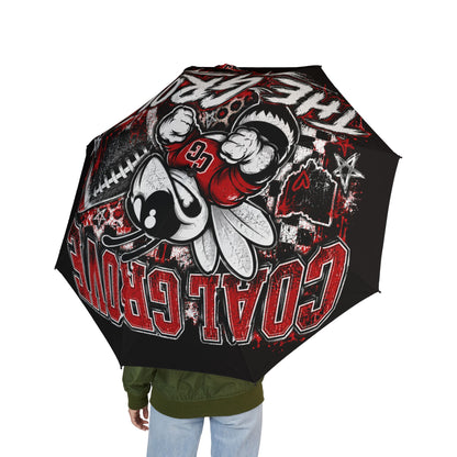 THE GROVE - Foldable Umbrella — Coal Grove Hornets Graphic Compact Umbrella