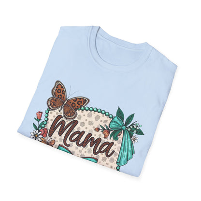 Mama Floral Tee — Boho Butterfly Mother’s Day T-Shirt