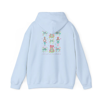 Just a Girl Who Loves Christmas- Whimsical Hooded Sweatshirt
