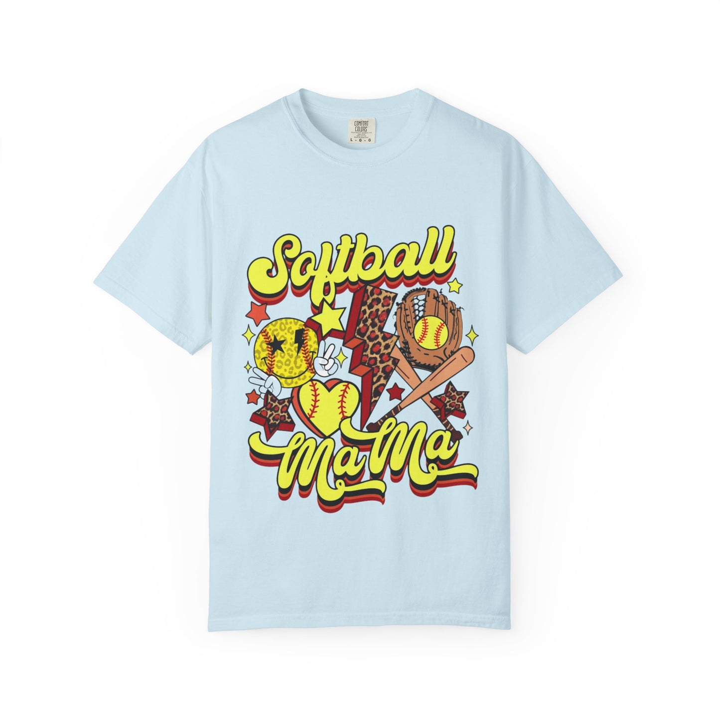 Softball Mama T-Shirt — Retro Softball Mom Graphic Tee