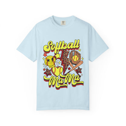 Softball Mama T-Shirt — Retro Softball Mom Graphic Tee