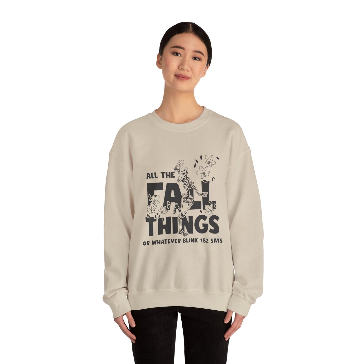Fall Vibes Crewneck Sweatshirt, ALL THE FALL THINGS.