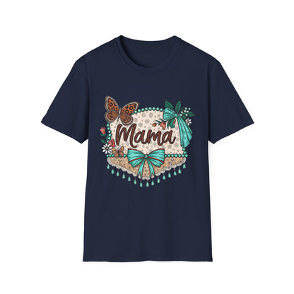 Mama Floral Tee — Boho Butterfly Mother’s Day T-Shirt
