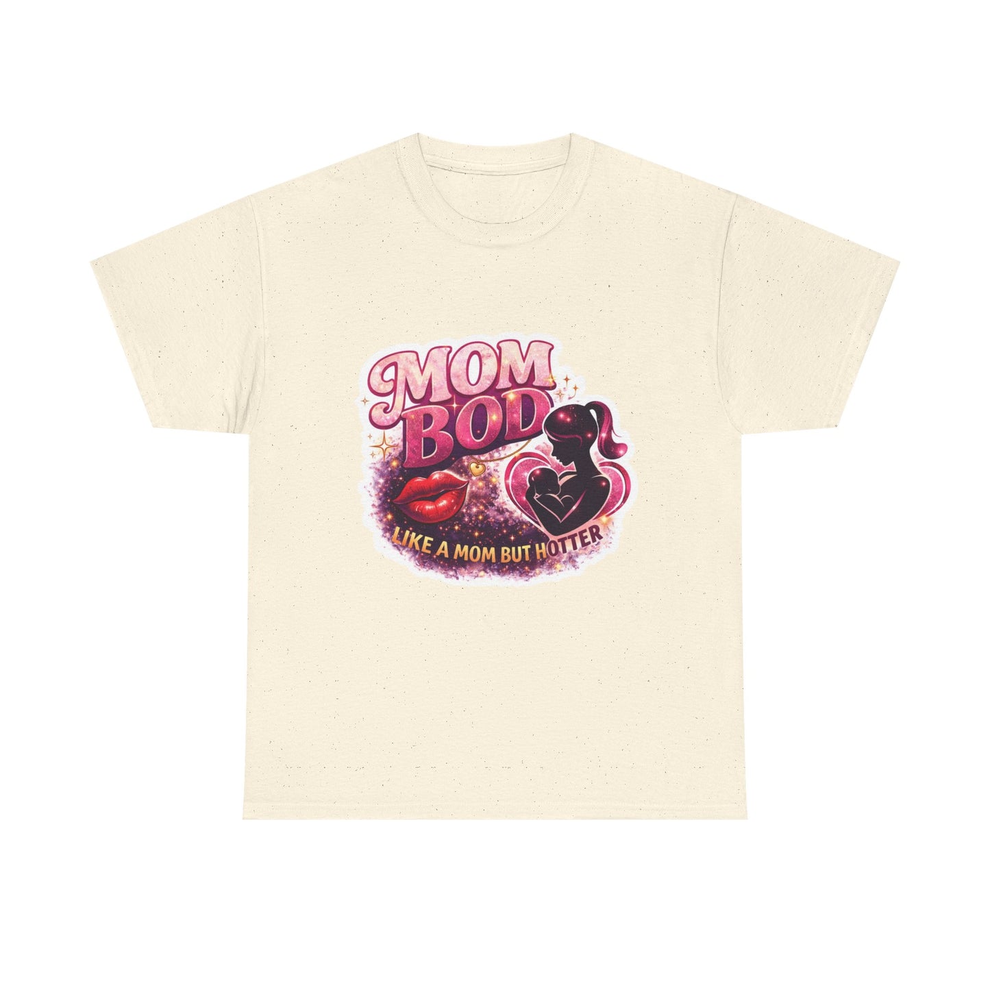 Mom Bod Graphic Tee — "Mom Bod Like A Mom But Hotter" Cute Retro Mother's Day Shirt
