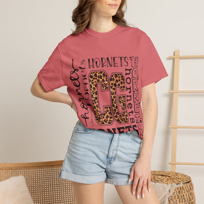 CG Hornets Spirit Leopard Print Graphic Tee | School Spirit
