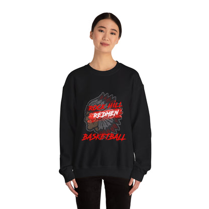 Rock Hill Redmen Basketball Crewneck Sweatshirt