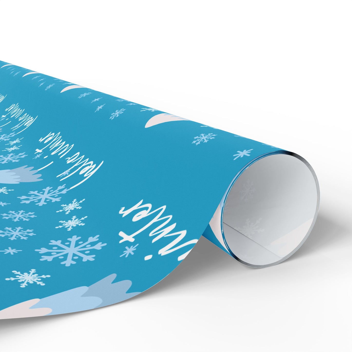 Winter Themed Wrapping Paper for Holidays, Gift Wrap
