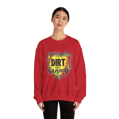 Dirt and Diamonds Sweatshirt — Baseball-Inspired Crewneck for Players & Fans