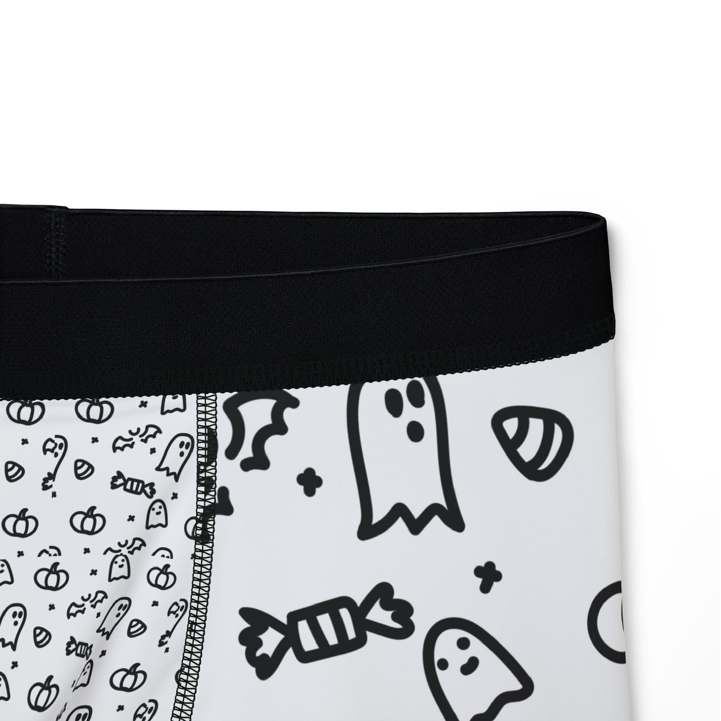 Whimsical Men's Boxers, Comfortable Fun Underwear, Halloween Themed Boxers, Ghost Print Boxers, Gag Gift for Him, Unique Gift Idea