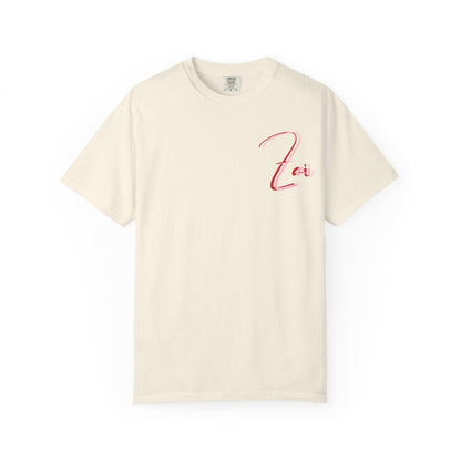 Cupid's Arrow- Sketched Unisex Garment-Dyed T-shirt