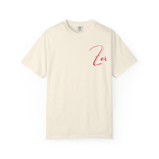 Cupid's Arrow- Sketched Unisex Garment-Dyed T-shirt