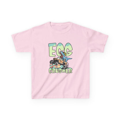Kids T‑Shirt — 'Egg Crusher' Cartoon Truck Easter Tee