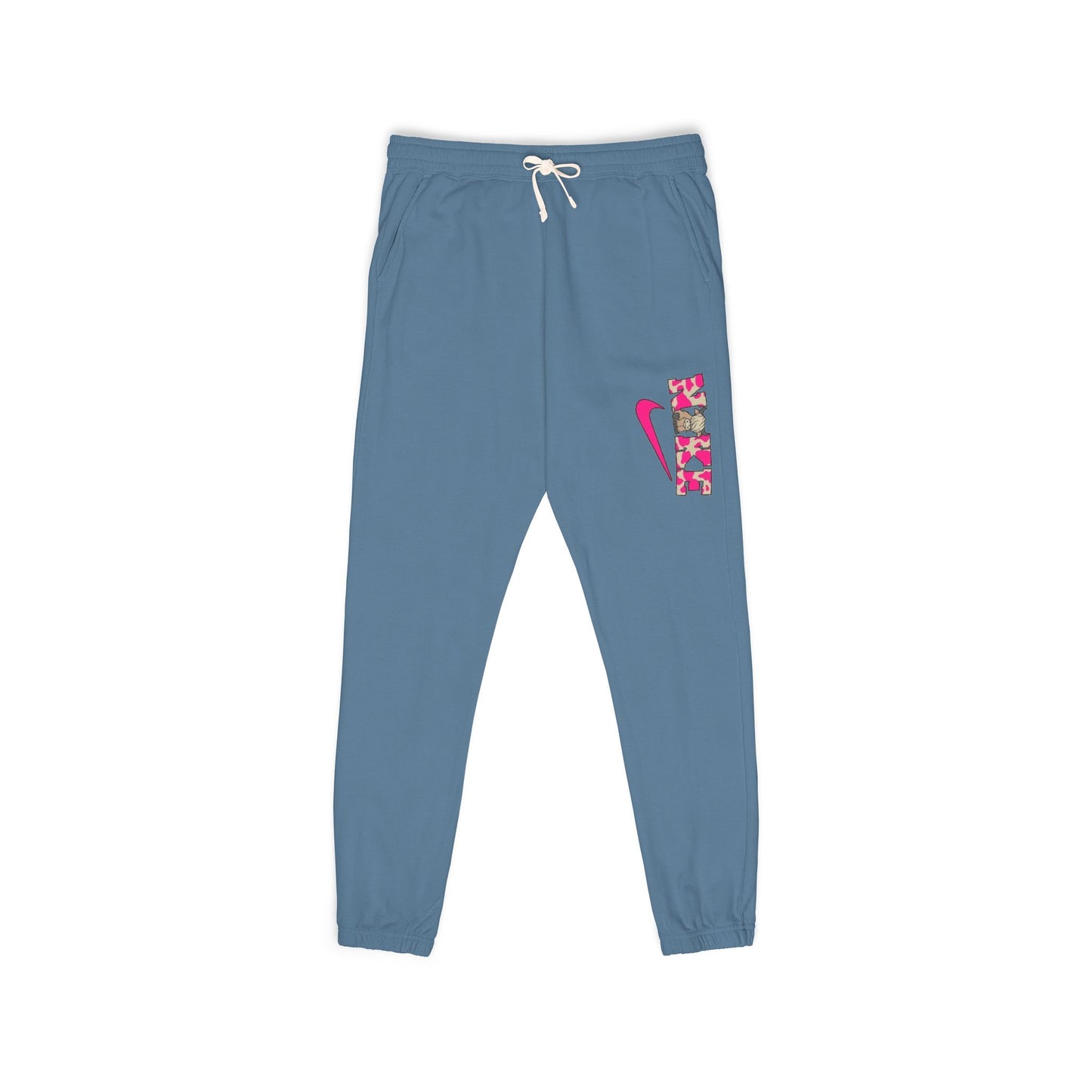 Highland Cow N!ke- Fleece Sweatpants for Cozy Comfort
