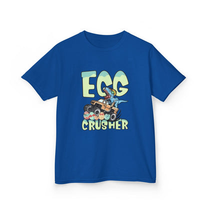 Kids T‑Shirt — 'Egg Crusher' Cartoon Truck Easter Tee