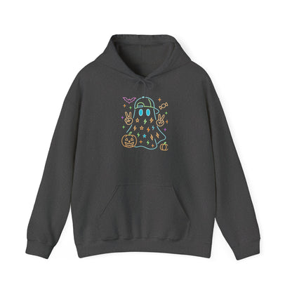 Cute Ghosts Unisex Hooded Sweatshirt | Perfect for Halloween, Cozy Fall Days, Casual Wear, Ghost Lover Gifts, Spooky Season Apparel