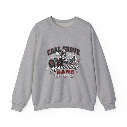 Coal Grove Marching Band Crewneck Sweatshirt — Vintage Mascot Band Apparel