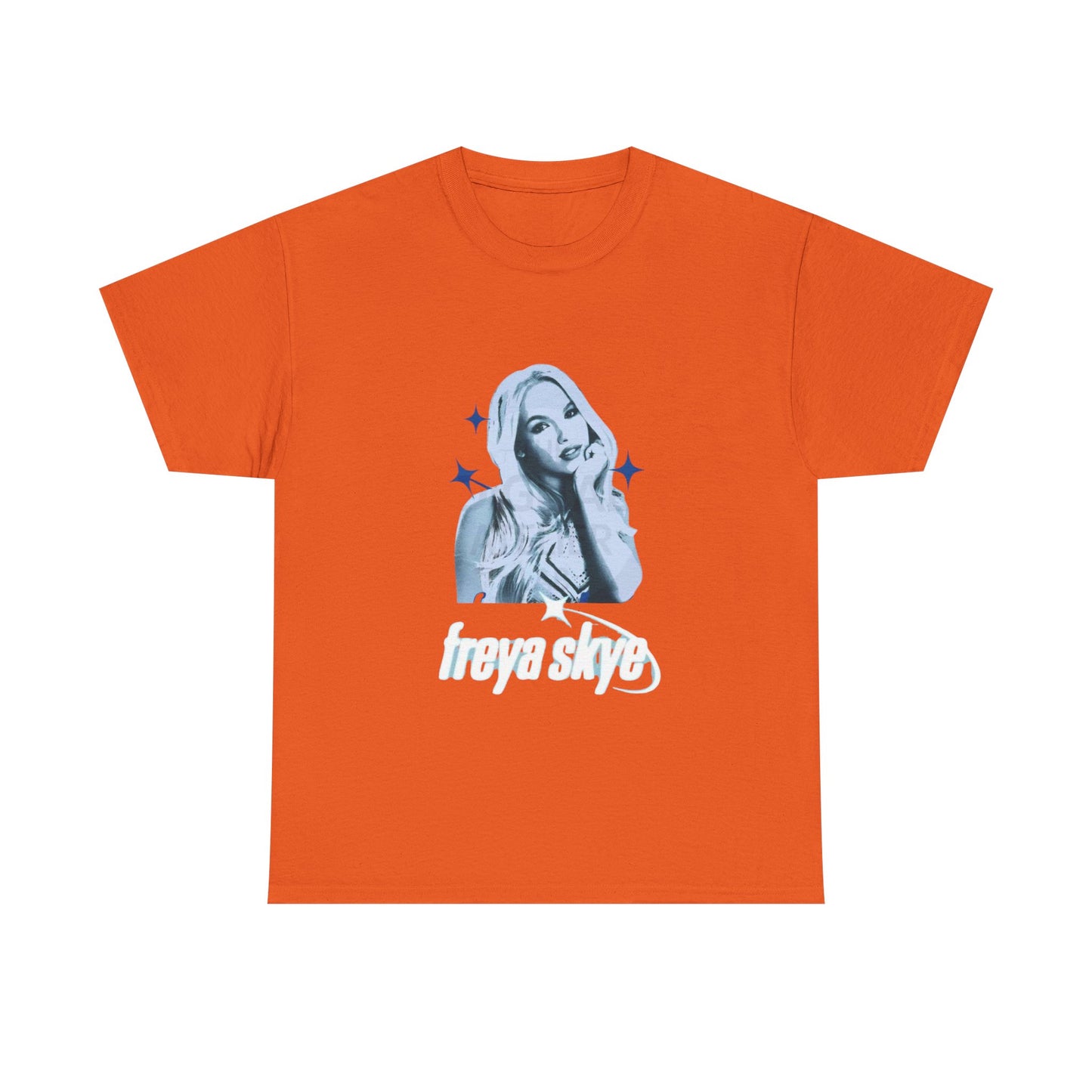 Freya Skye Graphic Tee — Retro Pop Star Portrait Shirt