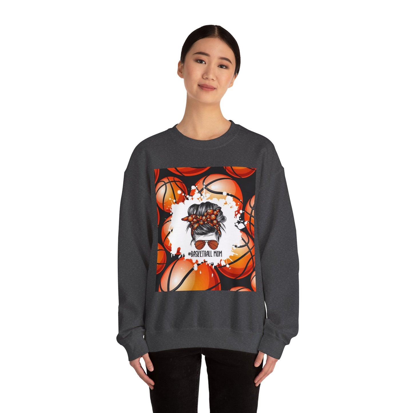 Stylish Basketball Mom Sweatshirt