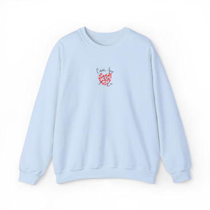 Embroidered Cupid's Arrow Merch-  Crewneck Sweatshirt