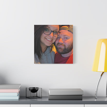 Personalized Stretched Canvas Print, Custom Wall Art, Home Decor, Gift for Couples, Anniversary, Homewarming