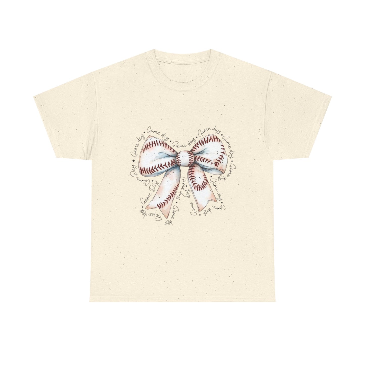 Bow Stitch Tee — Cute Hand-Drawn Ribbon Graphic T-Shirt