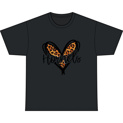 Hornets Leopard Heart T-Shirt