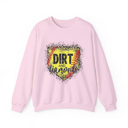 Dirt and Diamonds Sweatshirt — Baseball-Inspired Crewneck for Players & Fans