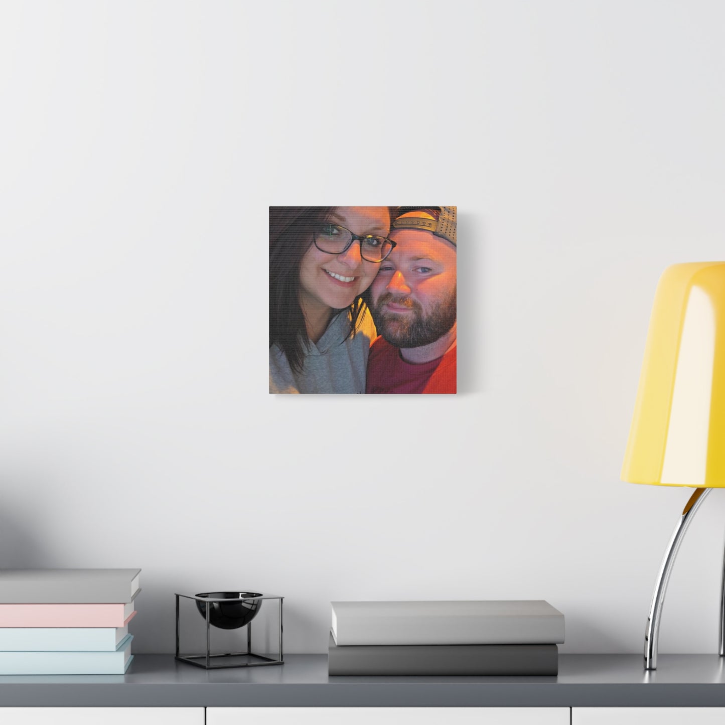 Personalized Stretched Canvas Print, Custom Wall Art, Home Decor, Gift for Couples, Anniversary, Homewarming
