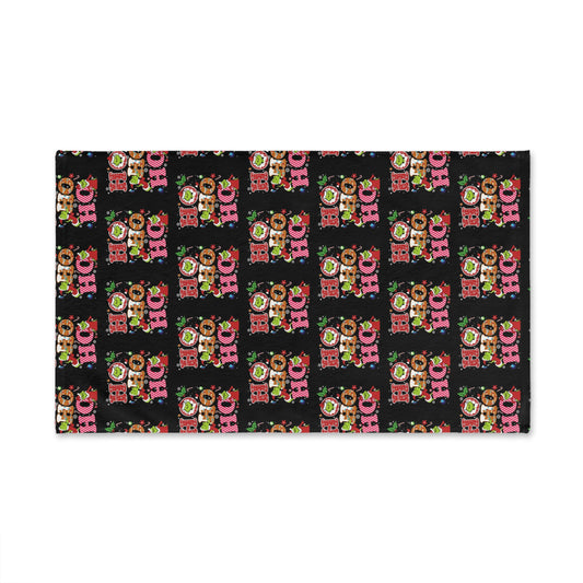 Black- Grinch HoHoHo- Vibrant Hand Towel