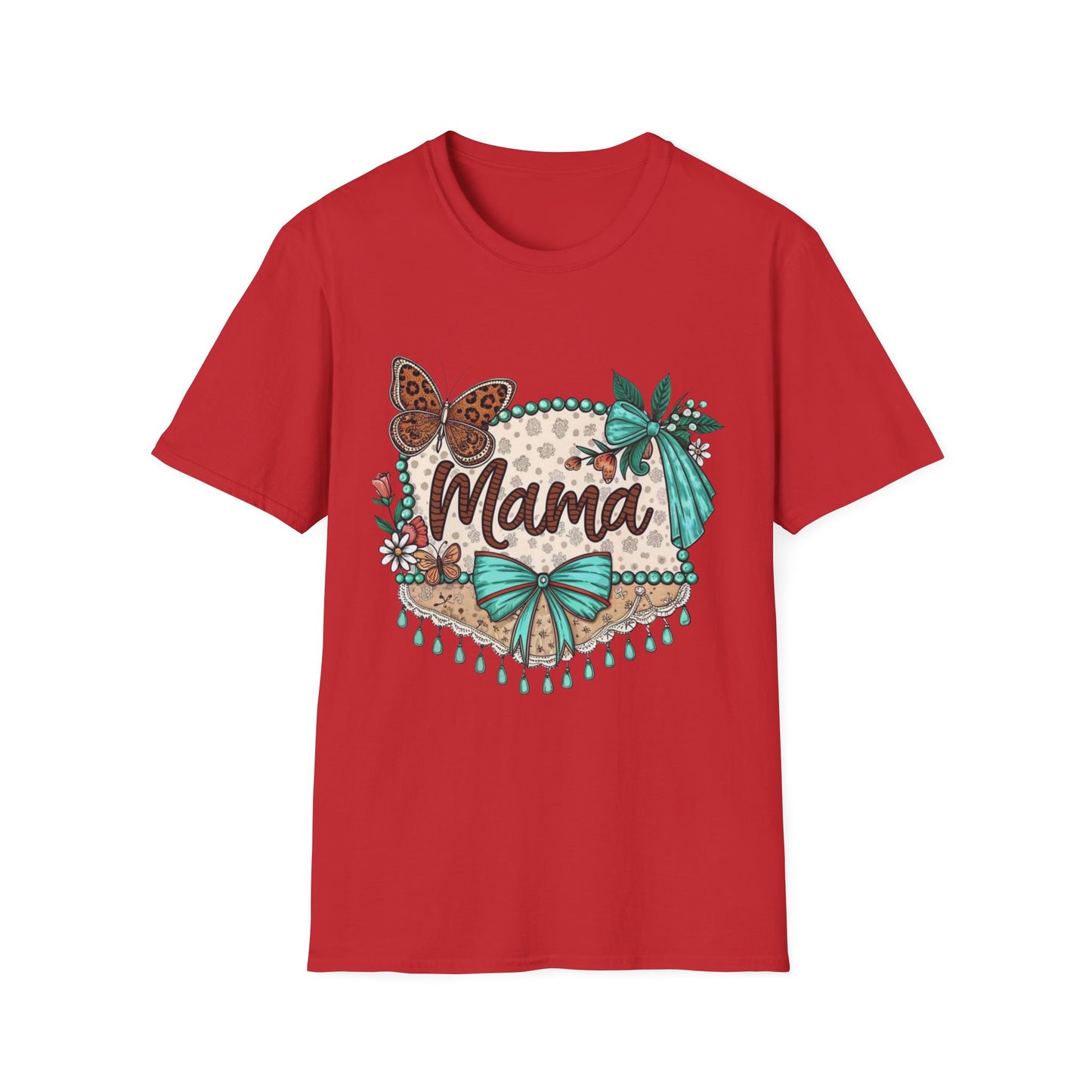 Mama Floral Tee — Boho Butterfly Mother’s Day T-Shirt