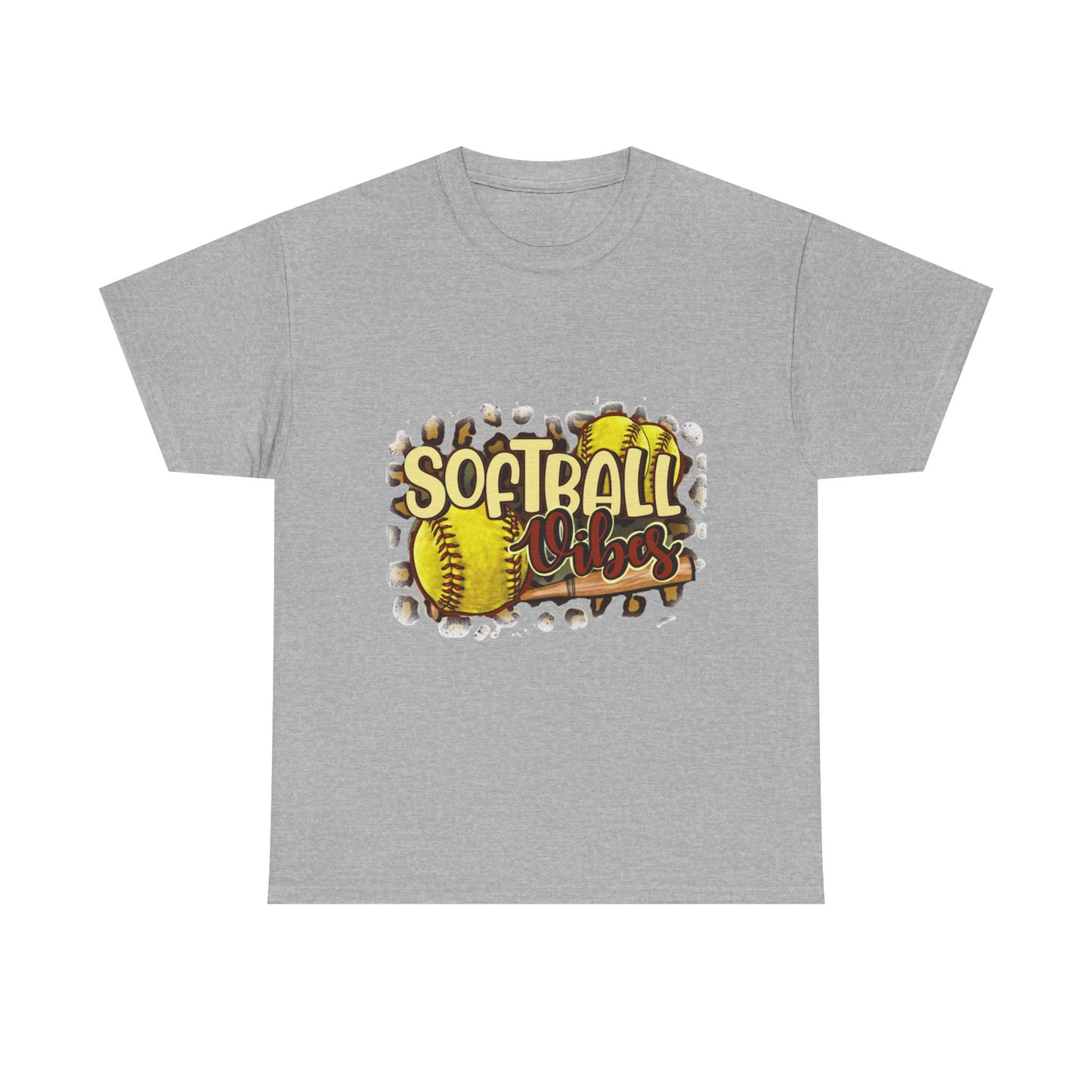 Softball Vibes- Unisex Heavy Cotton Tee